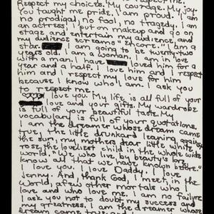 a page of handwritten text