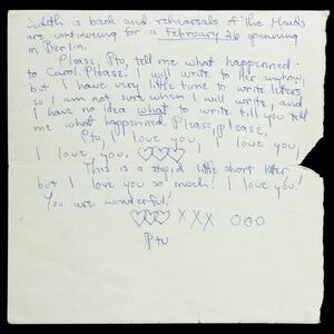 a page of handwritten text