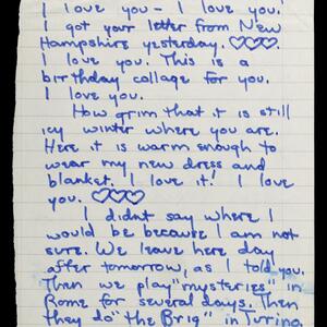 a page of handwritten text