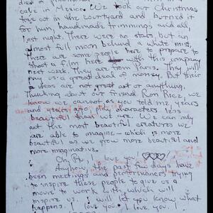 a page of handwritten text