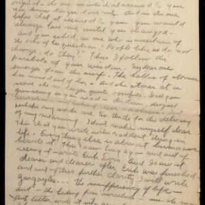 a page of handwritten text