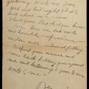 a page of handwritten text
