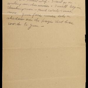 a page of handwritten text