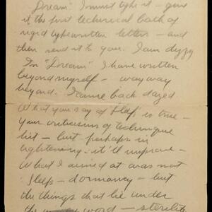 a page of handwritten text