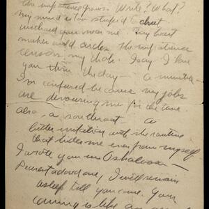 a page of handwritten text
