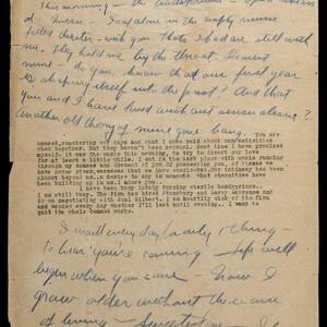 a page of handwritten text