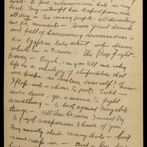 a page of handwritten text