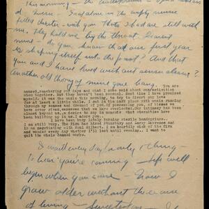 a page of handwritten text