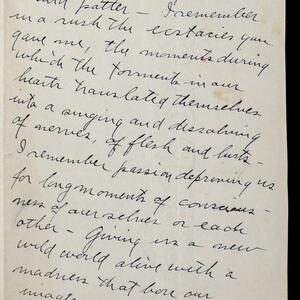 a page of handwritten text