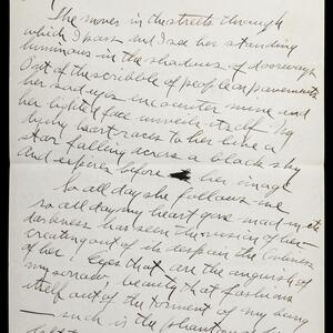 a page of handwritten text