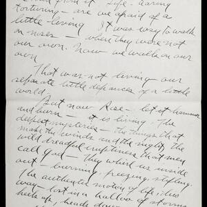 a page of handwritten text