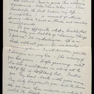 a page of handwritten text
