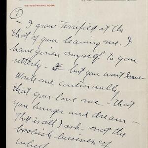 a page of handwritten text