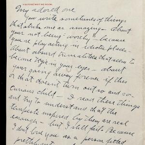 a page of handwritten text