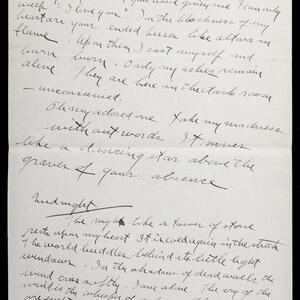 a page of handwritten text