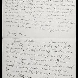 a page of handwritten text