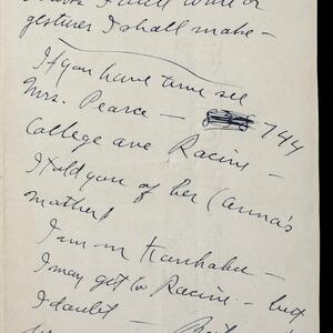 a page of handwritten text