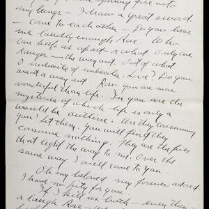 a page of handwritten text