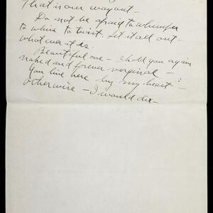 a page of handwritten text