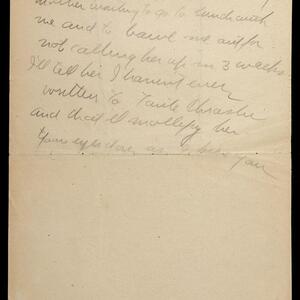 a page of handwritten text