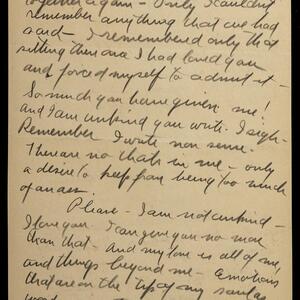 a page of handwritten text