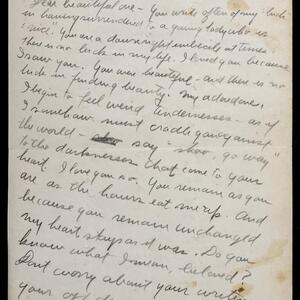 a page of handwritten text