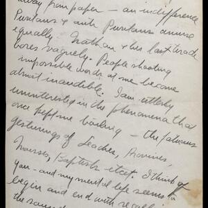 a page of handwritten text