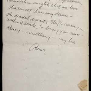a page of handwritten text