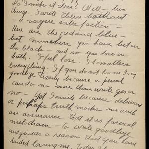 a page of handwritten text