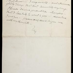 a page of handwritten text