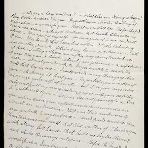 a page of handwritten text