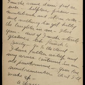 a page of handwritten text