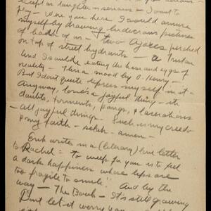 a page of handwritten text