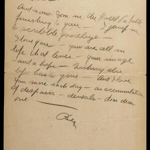 a page of handwritten text