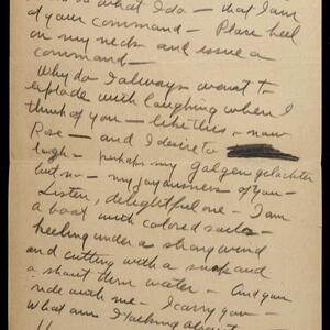 a page of handwritten text