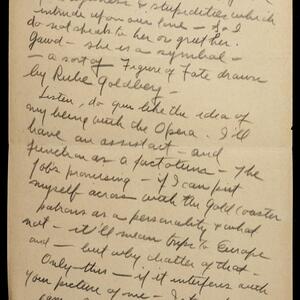 a page of handwritten text