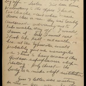 a page of handwritten text