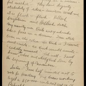 a page of handwritten text