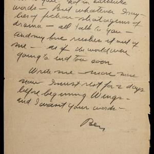 a page of handwritten text