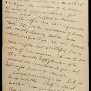 a page of handwritten text