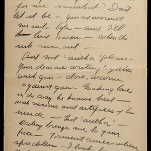 a page of handwritten text