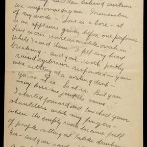 a page of handwritten text