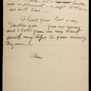 a page of handwritten text