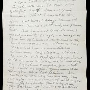 a page of handwritten text