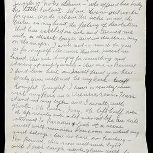 a page of handwritten text