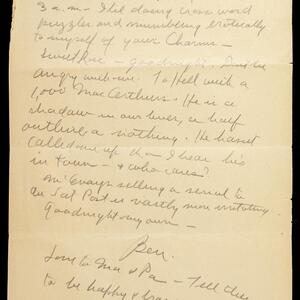 a page of handwritten text