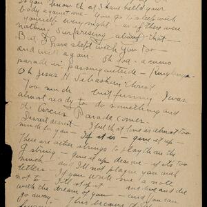 a page of handwritten text
