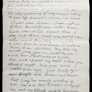 a page of handwritten text