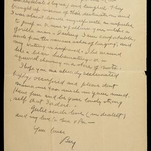a page of handwritten text