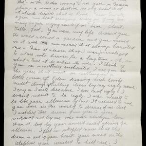 a page of handwritten text